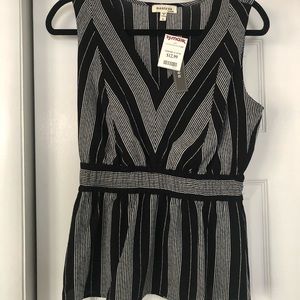 TJ Maxx Black & White Top